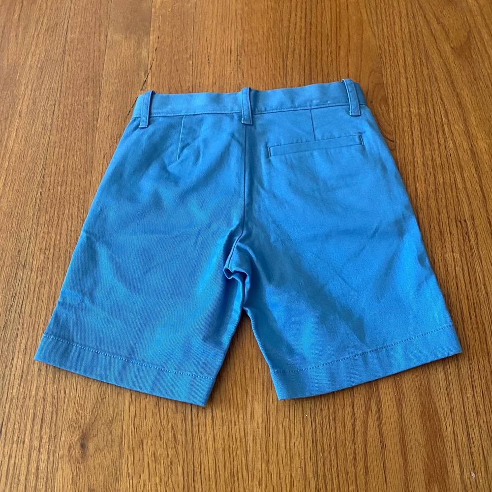 Crewcuts Blue Shorts and Seersucker Striped Shirt Matching Set - Picture 8 of 9